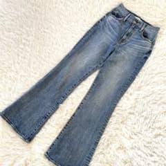 MOUSSY 24ブーツカット MVS FLAREシルエット フレア ブルー - メルカリ