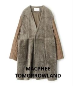 マカフィー ポリエステルコットンプードル ノーカラーコート