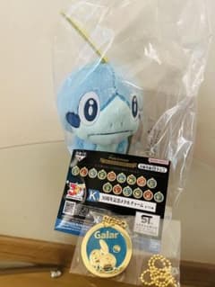ポケモン 一番くじ 30周年 メッソン F賞ぬいぐるみ K賞メタルチャーム