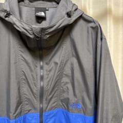 THE NORTH FACE フード付きナイロンジャケット L グレー/ブルーのサムネイル