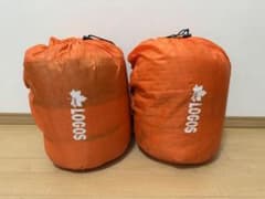 美品　ロゴス　寝袋　ファミリー　2個セットのサムネイル