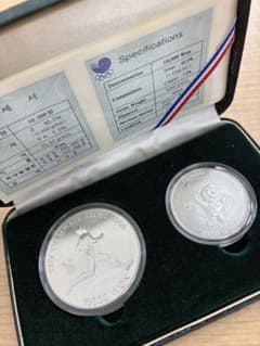 1988年ソウルオリンピック 記念硬貨 2枚セット - メルカリ