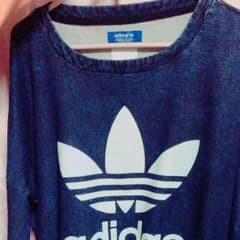 ！！値下げ！！西島隆弘 きゃりーぱみゅぱみゅ着用アディダス デニムトレーナーのサムネイル