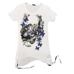 Kmrii バタフライ ラメ Tシャツ - メルカリ