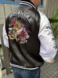 ROCAWEAR スカジャン 刺繍 ドラゴン 龍 虎のサムネイル