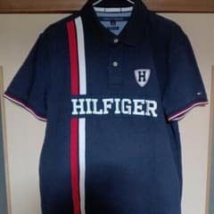 TOMMY HILFIGER ポロシャツ ネイビー Mサイズのサムネイル