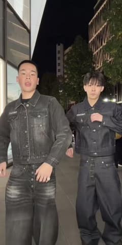 NOREMIDデニムジャケットGジャン セットアップ S M - メルカリ