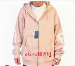 RVCA ジップアップパーカー ピンクのサムネイル