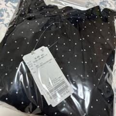 B.C STOCK 手洗い可 / フレンチリネン2wayブラウス 新品 ドット - メルカリ