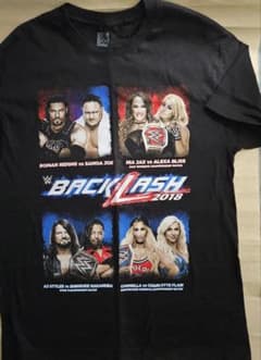 WWE Tシャツ サイズL NY/NJ会場限定 BACKLASH 新品未使用 WWE Tシャツ サイズL NY⁄NJ会場限定 BACKLASH 新品未使用