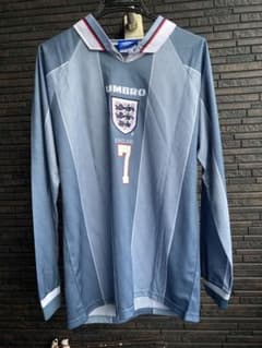UMBRO 90s イングランド代表 サッカーシャツ デビッド・ベッカム L UMBRO 90s イングランド代表 サッカーシャツ デビッド・ベッカム L