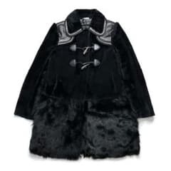 14SS MIU MIU ミュウミュウ コート ファー ムートン ダッフルコート