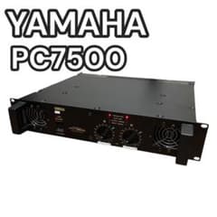 【ジャンク】YAMAHA パワーアンプ　PC7500 通電確認のみ ジャンク】YAMAHA パワーアンプ PC7500 通電確認のみ - メルカリ