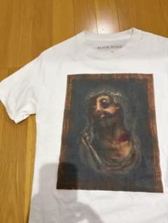 BLACK SCALE ホワイト Tシャツ Sサイズ　イエスキリストのサムネイル
