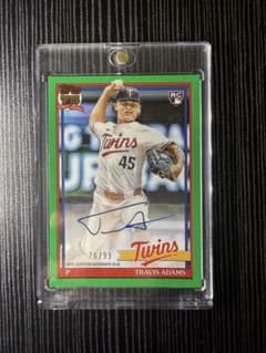 トラビス・アダムス　2026 Topps 直筆サイン　ルーキーカード 76/99のサムネイル