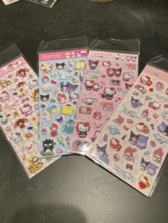 【正規品】サンリオラメ入り樹脂もりシールのサムネイル