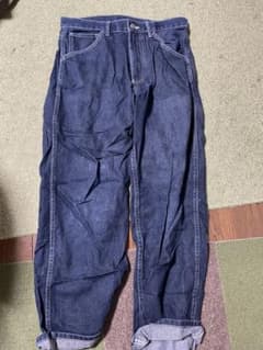 濃紺 デニム ワークパンツ