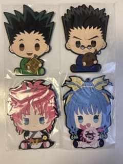 HUNTER×HUNTER 이치 반 쿠지 F상 러버 코스터 4점 세트