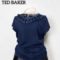 TED BAKER テッドベイカー Tシャツ リボン トップス 半袖 ネイビー 