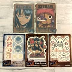 ONEPIECE 바디 페인트 카드 다스 로빈 쵸퍼 에이스 당시 물건