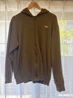 【定番】ノースフェイス ジップアップパーカー オリーブのサムネイル