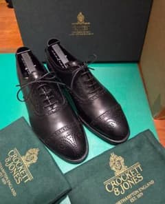 【未使用】CROCKETT&JONES　COVENTRY　セミブローグ　6ハーフ 未使用】CROCKETT&JONES COVENTRY セミブローグ 6ハーフ - メルカリ