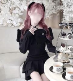 michellMacaron ビッグリボンクロスオフショルワンピ - メルカリ