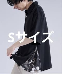 【Ellno Loset】2wayサイドジップガラパターンシャツのサムネイル