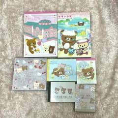 リラックマ　メモ帳　まとめ売り　コリラックマ　キイロイトリ　チャイロイコグマ リラックマ コリラックマ チャイロイコグマ メモ帳 7点セット - メルカリ