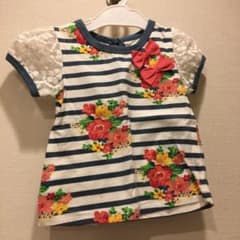 【美品】花柄トップス　90のサムネイル
