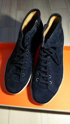 サントーニ  SANTONI  スエード  ネイビー  26のサムネイル