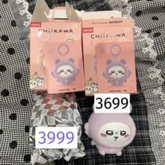 MINISO限定 ちいかわ フェイスチェンジ マスコット キーホルダー モモンガのサムネイル