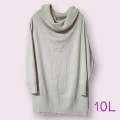 10L オフタートルネックニット (エクリュ)のサムネイル