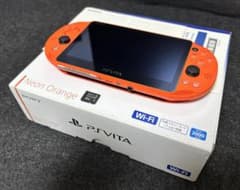 PS Vita (PCH-2000) 本体 ネオンオレンジ その他オプション付きのサムネイル