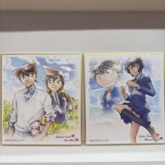 名探偵コナン 色紙ART 2枚セット 工藤新一 毛利蘭 世良真純のサムネイル