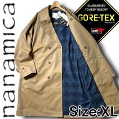 XL 新品 ナナミカ ゴアテックス ダブルブレストロングコート 定132,000 XL 新品 ナナミカ ゴアテックス ダブルブレストロングコート 定132,000