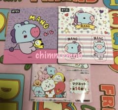 BT21 마그넷 컬렉션 껌☆MANG☆세트