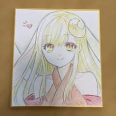 超かぐや姫！ かぐや 手描きイラスト ファンアート - メルカリ
