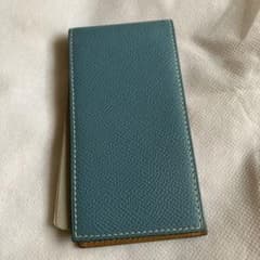 HERMES 手帳カバー ノート付き ブルー系　ペン無しのサムネイル