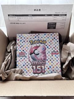 新品未使用 ポケモンカード151 box シュリンク付き(納品書あり) - メルカリ
