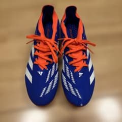 オレンジ/ネイビー サッカーシューズ Predator adidas adidas adidas | Blue - Boots Ground Firm Laceless League Predator シューズ