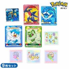 ポケモンシール ポケピース シャワーズ ニャオハ クワッス ピチュー お