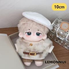 ぬいぐるみ服 10cm 着せ替え ぬい服 帽子付き ジャケット ぬい-B5506