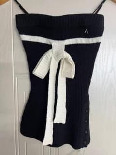 andmary Candice ribbon bare tops - メルカリ