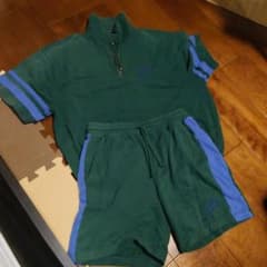 Gap ハーフジップ ジャージ セットアップ グリーンのサムネイル