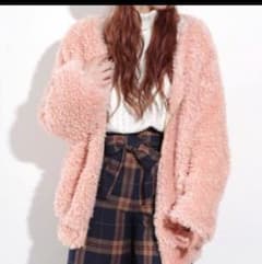 WEGO もこもこ フェイクファーコートのサムネイル