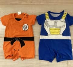 【ベビー服】ドラゴンボールコスプレ　2枚セット 60〜70サイズのサムネイル