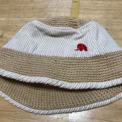 麦わら風 綿100の優しい 52センチのサムネイル