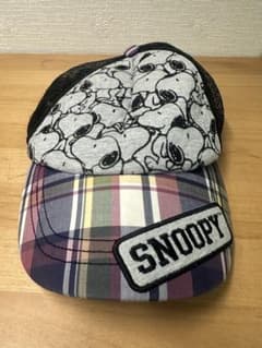 USJ限定 SNOOPY メッシュキャップ チェック柄のサムネイル