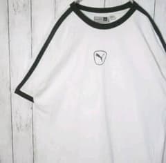 リンガーTシャツ PUMA プーマ センターロゴ リンガーTEEトルコ製 XLのサムネイル